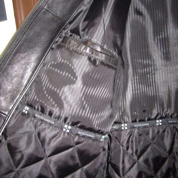Boston Harbour Men's XXL New Zealand Lamb Leather Jacket - Picture 5 of 10